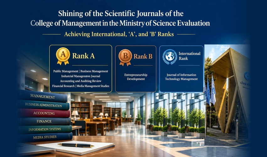 Outstanding Achievement of the College of Management Journals in the Ministry of Science Evaluation